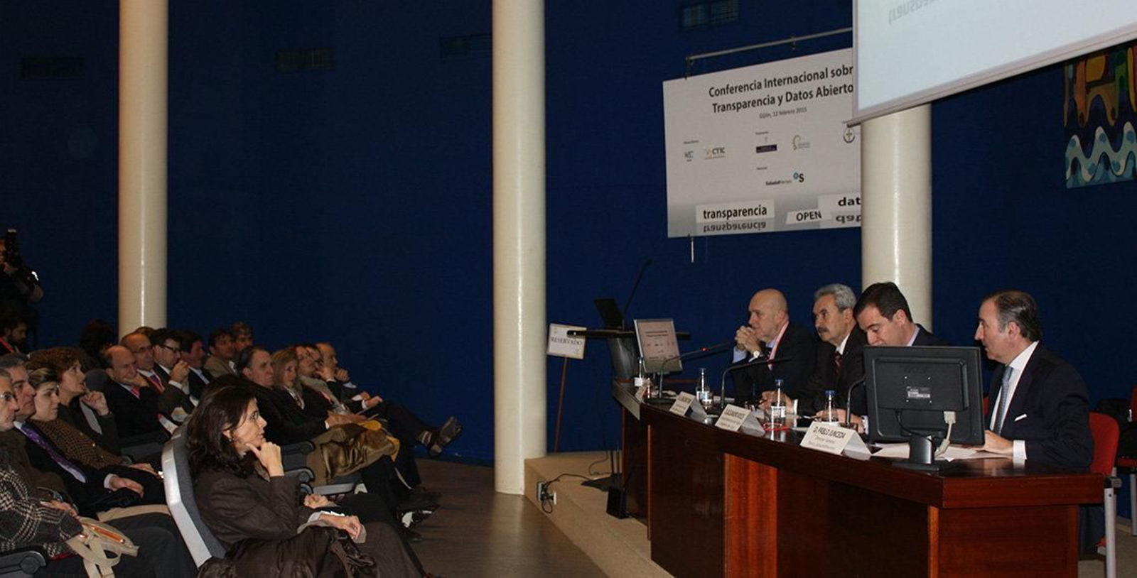 Gracia Torre en la inauguración del encuentro entre empresas americanas y asturianas