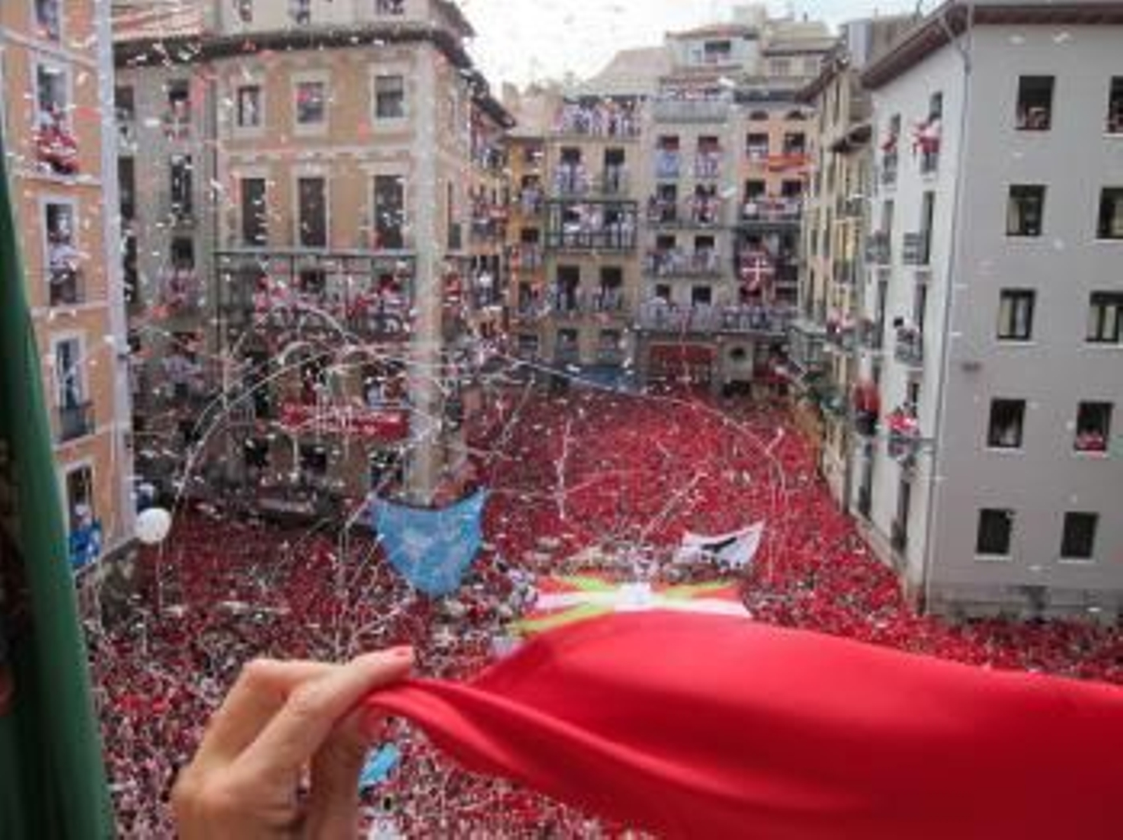 Chupinazo de Sanfermines 2012.