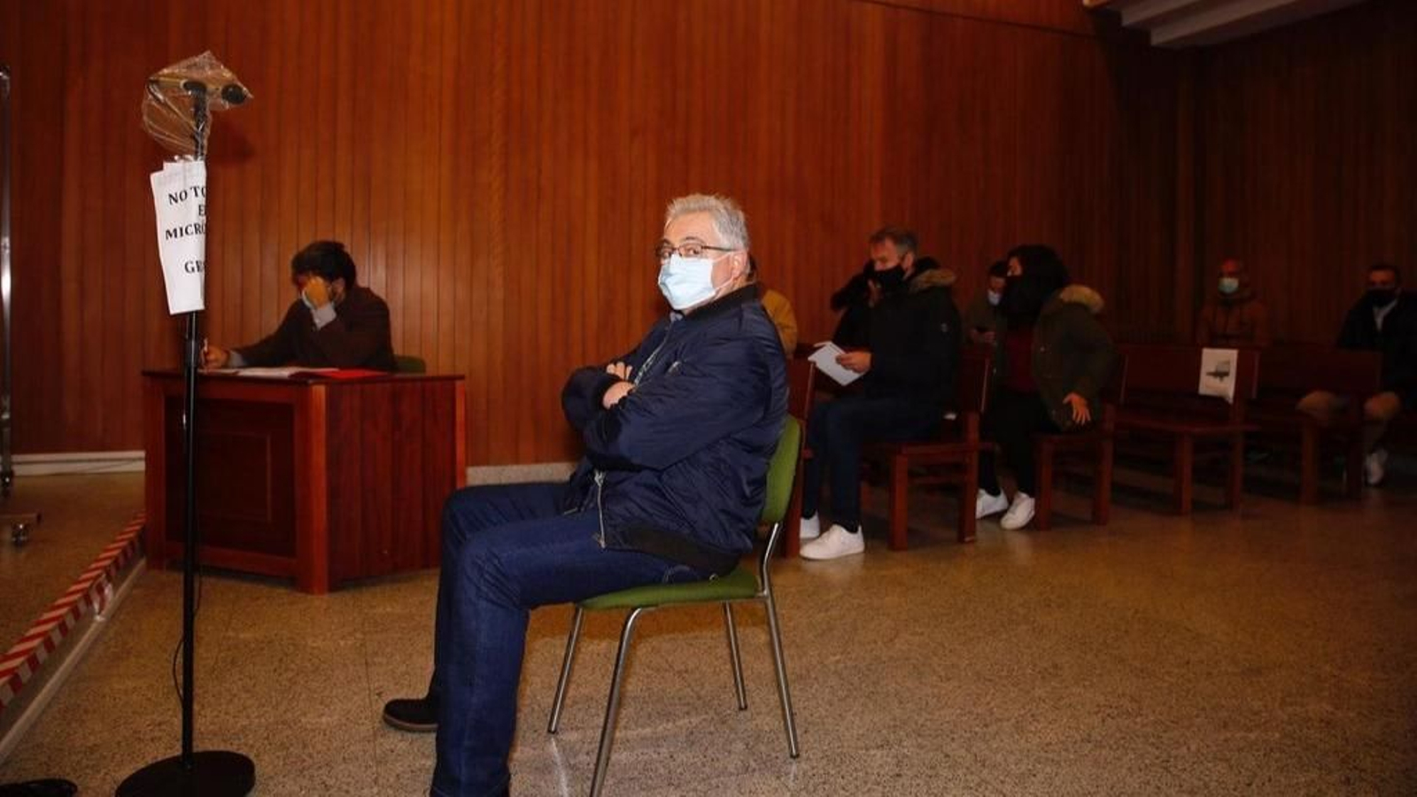 Francisco Javier L.F., en el juicio.