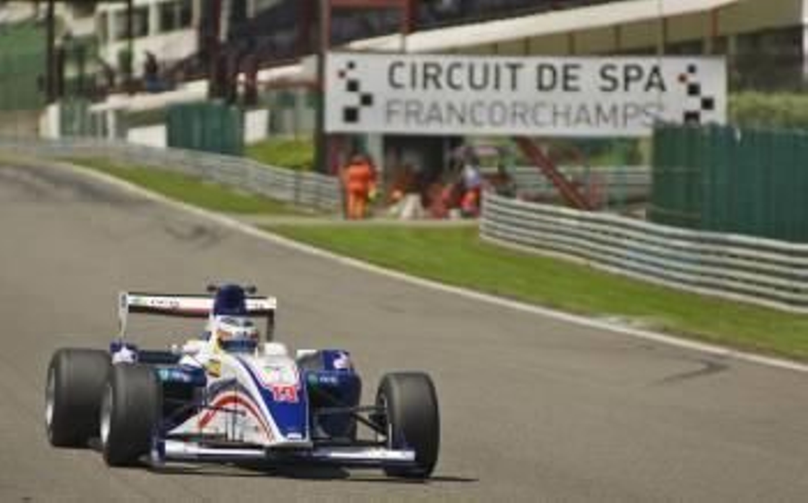 Abadín, ayer en el trazado belga de Spa-Francorchamps.? (Foto: )