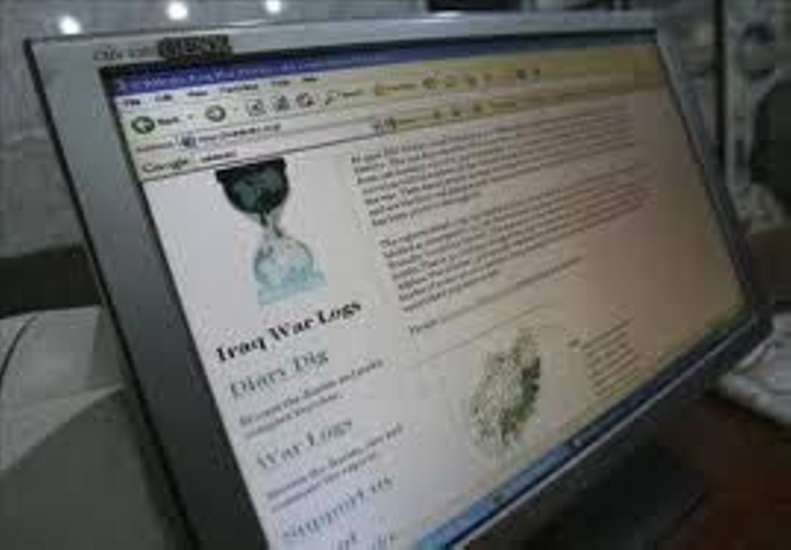 Una pantalla de plasma.