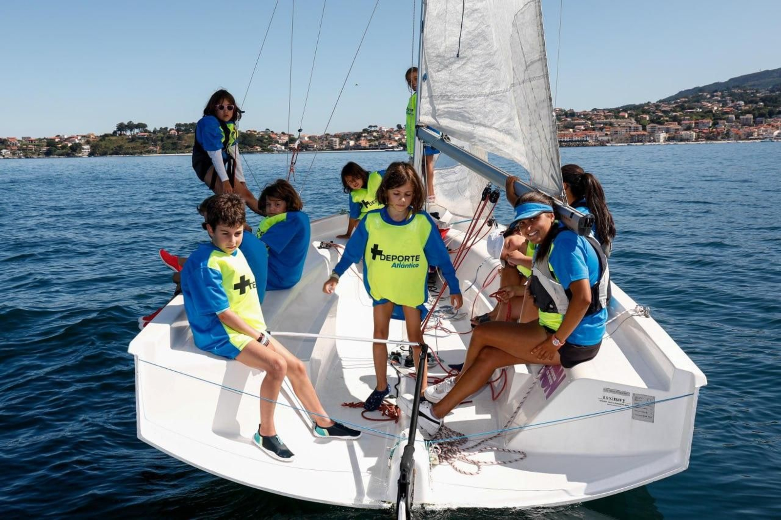 Regata Monte Real Club de Yates de Baiona con +Deporte Atlántico. // Jorge Santomé