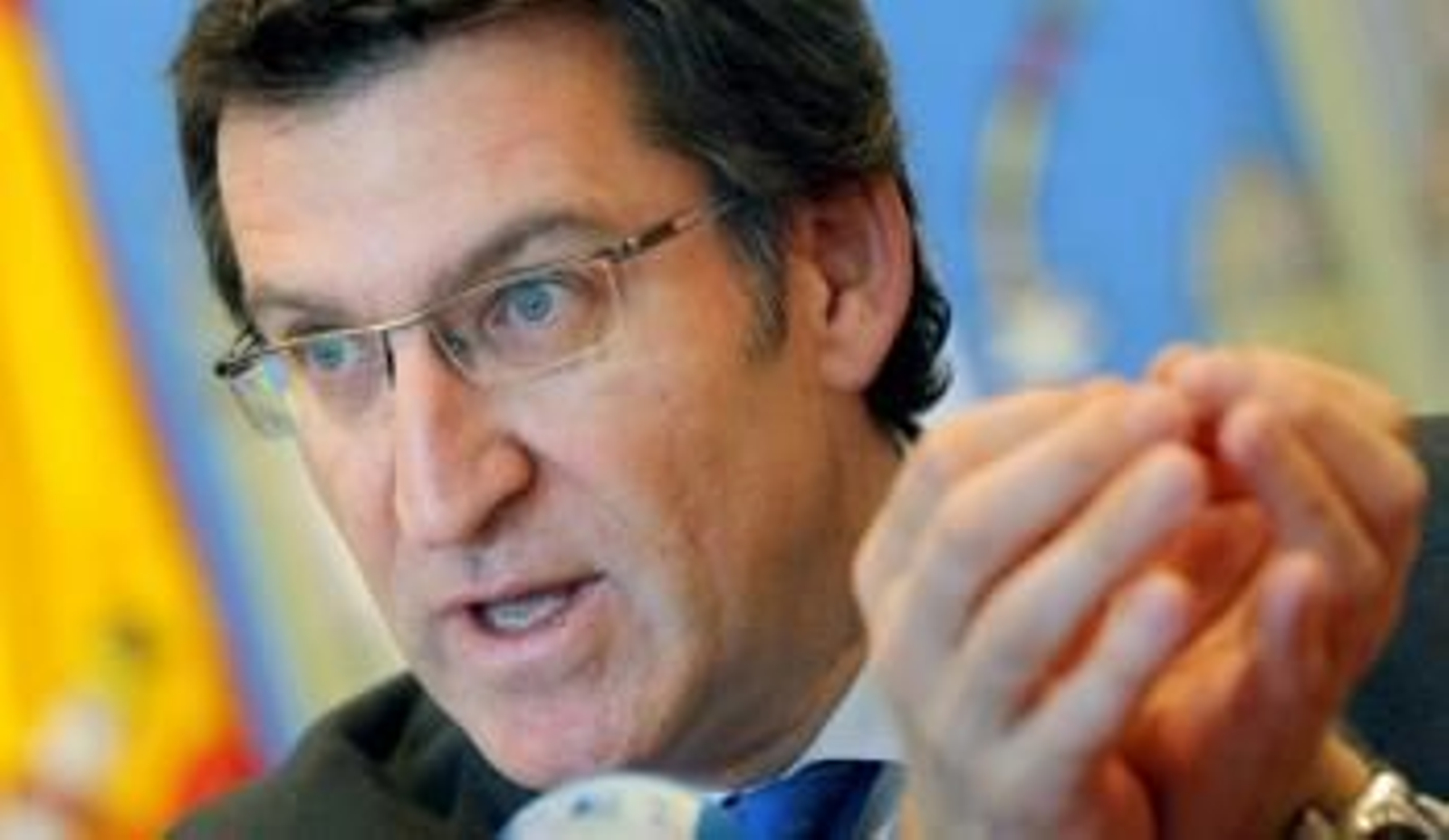 El presidente de la Xunta, Alberto Núñez Feijóo