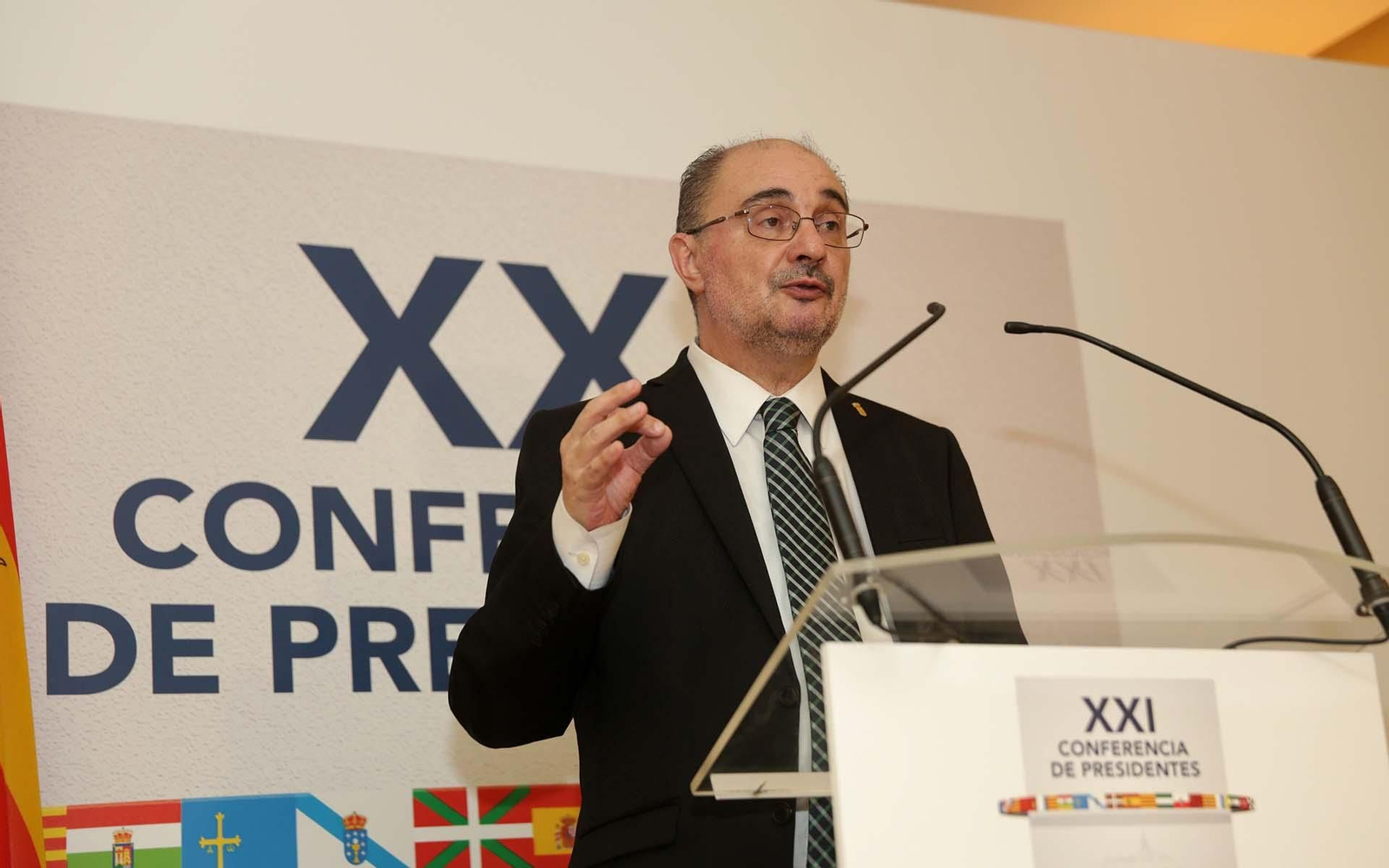 El presidente de Aragón, Javier Lambán. EFE/ Raquel Manzanares