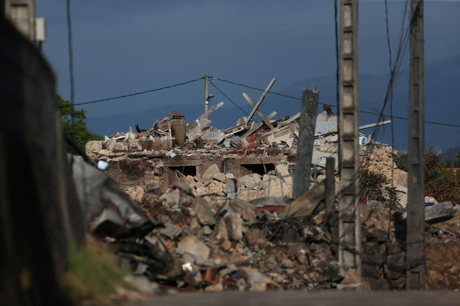 La 'zona cero' de la explosión de Tui  Alberte 16