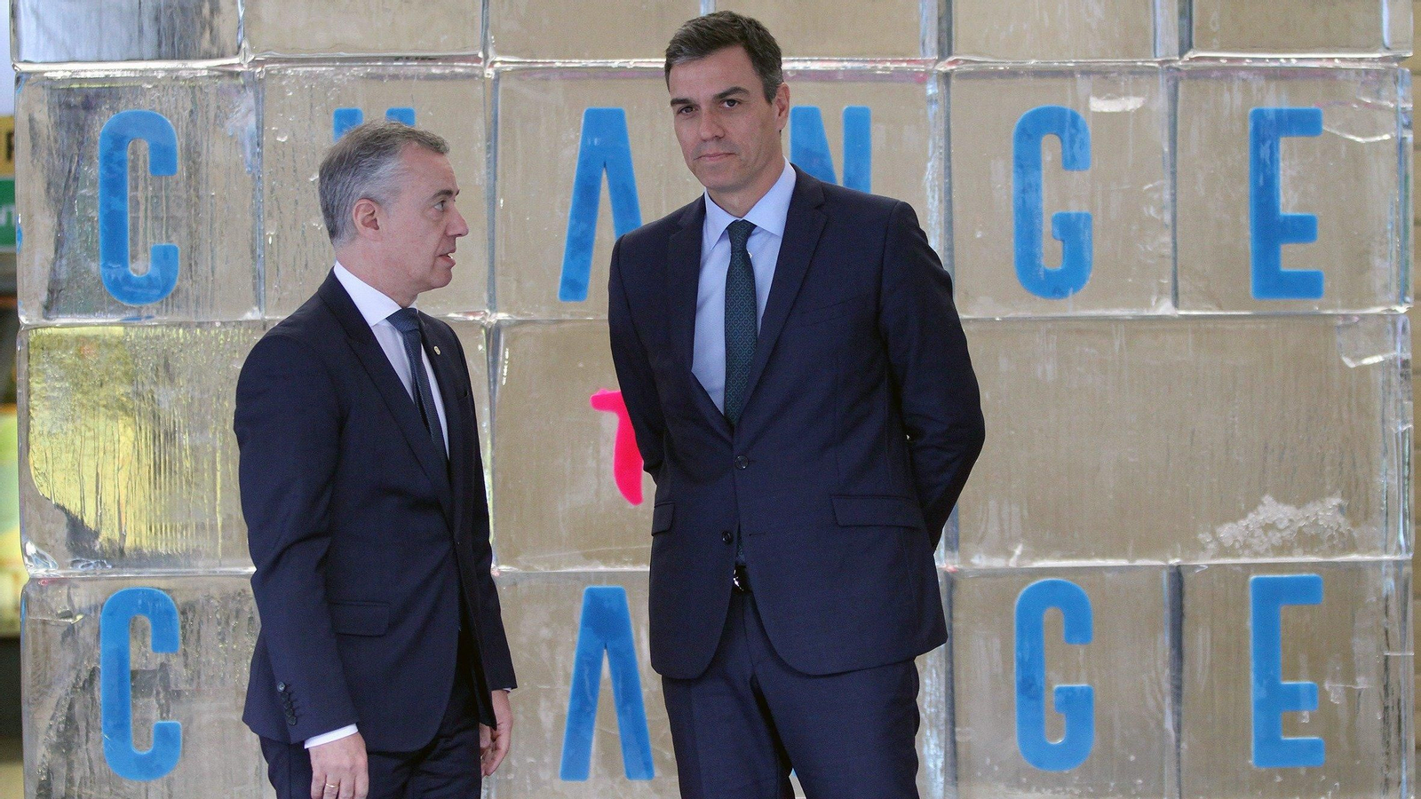 El lehendakari Iñigo Urkullu y el presidente del Gobierno, Pedro Sánchez // Archivo