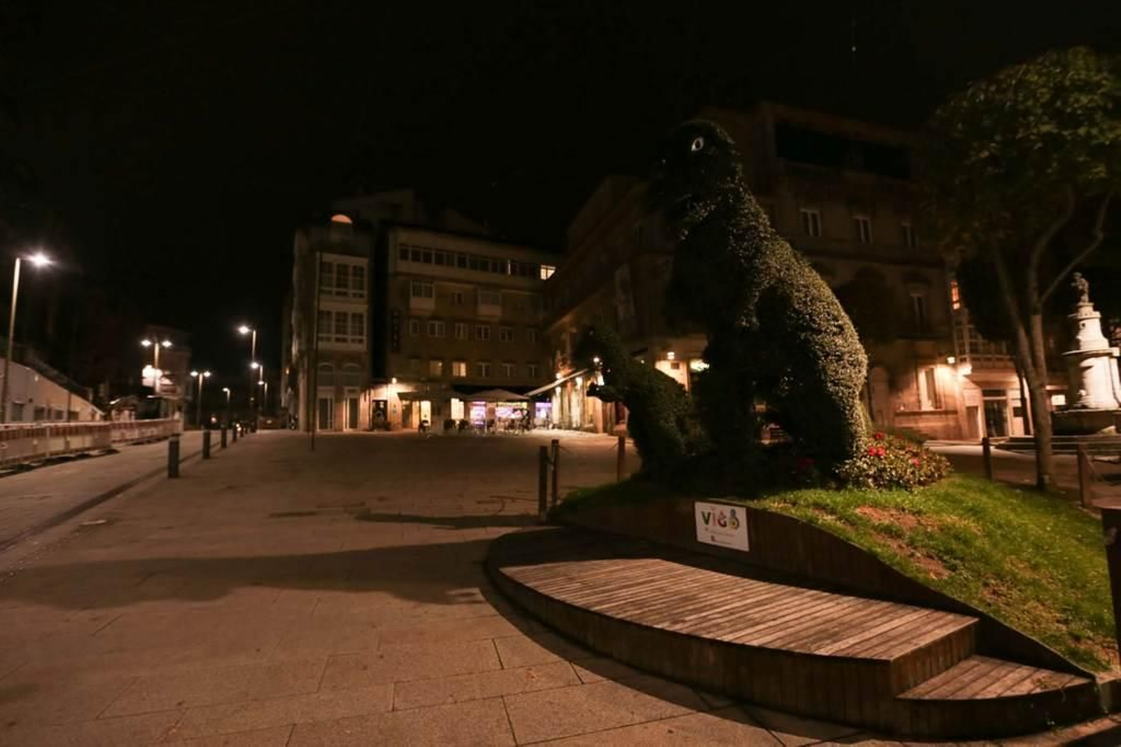El confinamiento nocturno vacía Vigo 24
