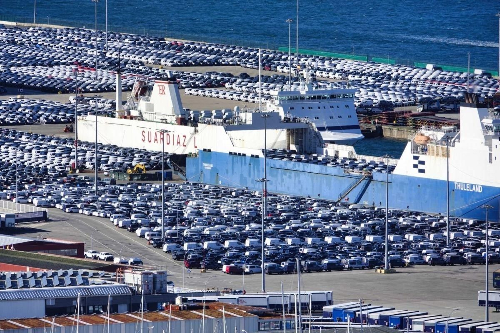 La terminal de Bouzas esta semana: en 2023 fue la segunda, tras Barcelona.