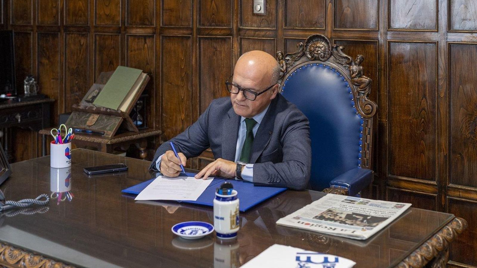 Manuel Baltar, presidente de la Diputación de Ourense