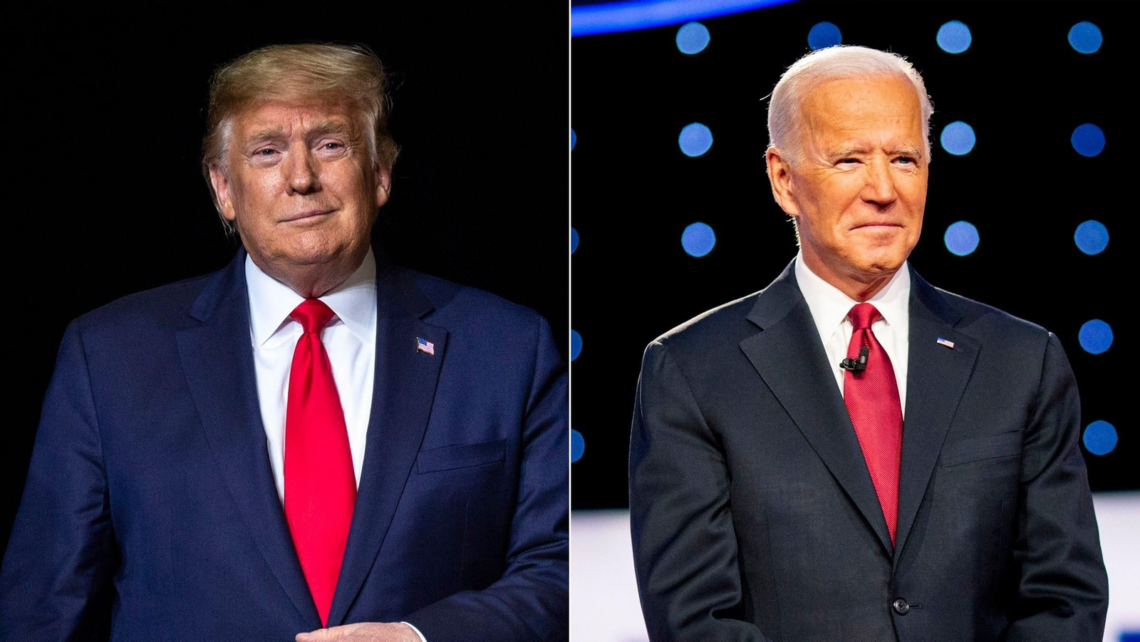 Donald Trump y Joe Biden