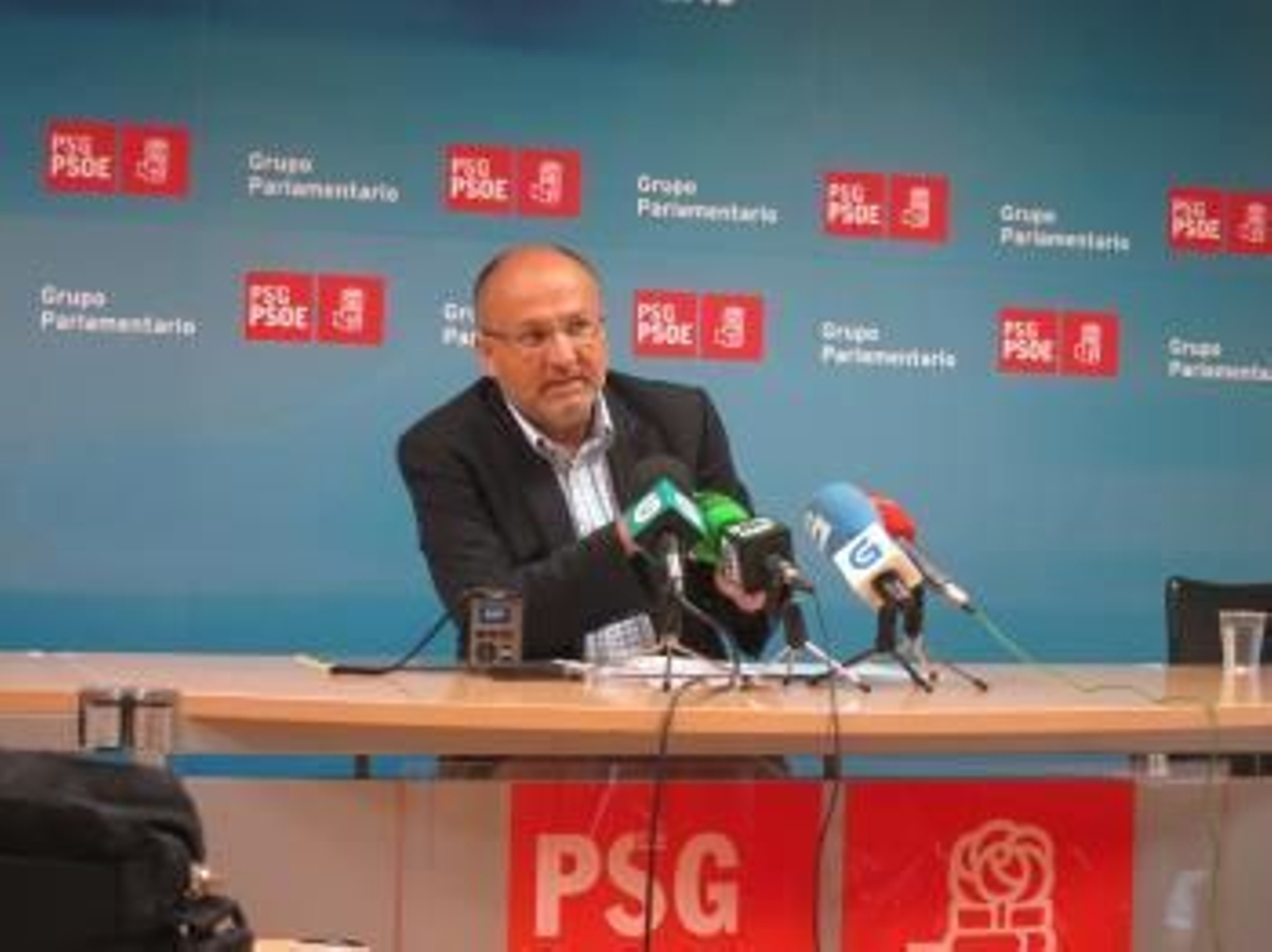 El portavoz del Grupo Parlamentario Socialista, Abel Losada