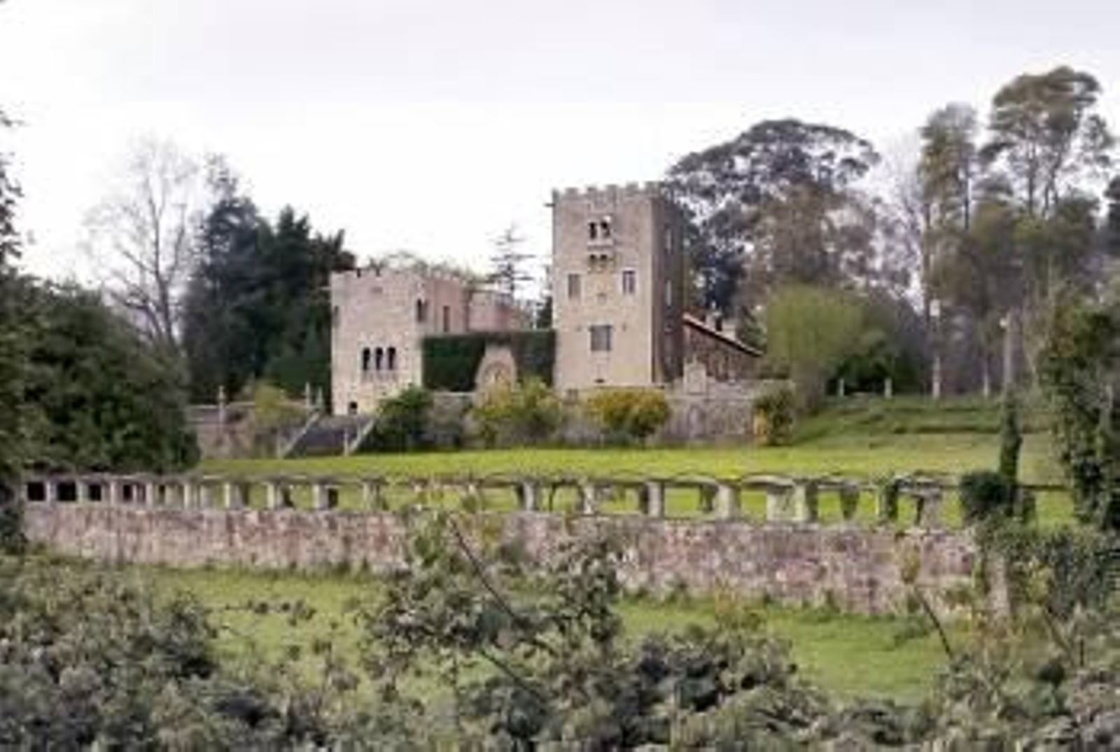 Exterior del pazo de Meirás, en el concello coruñés de Sada.