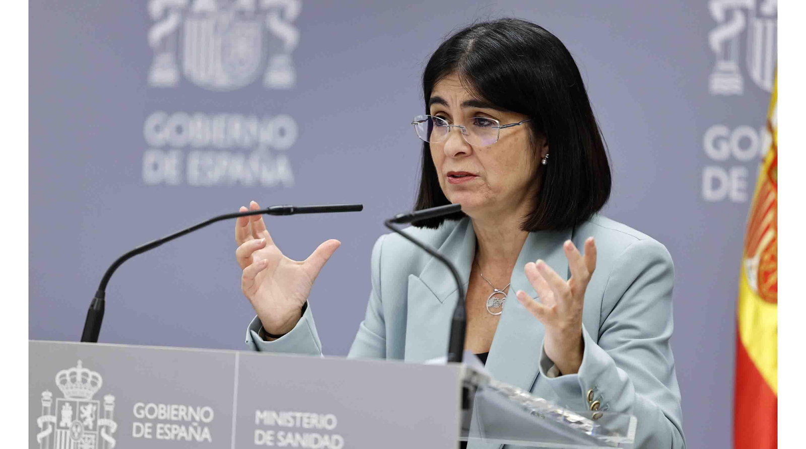 La ministra de Sanidad, Carolina Darias. EFE/ Daniel Gonzalez