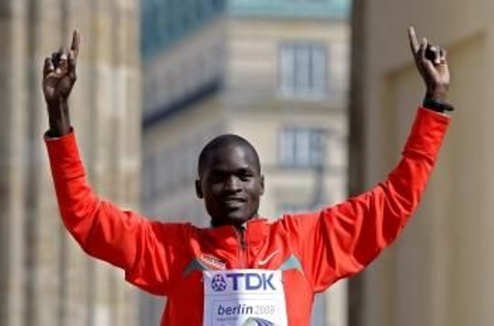 El atleta keniata Abel Kirui.