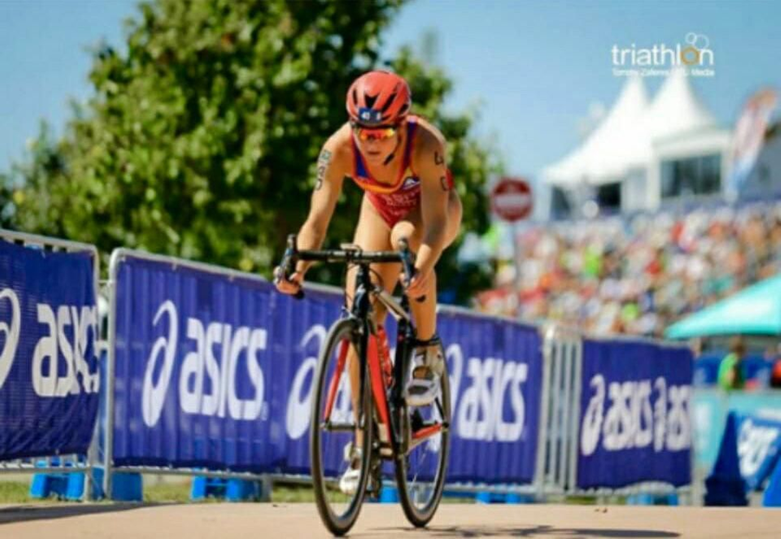 Rodríguez, en el sector de bici.