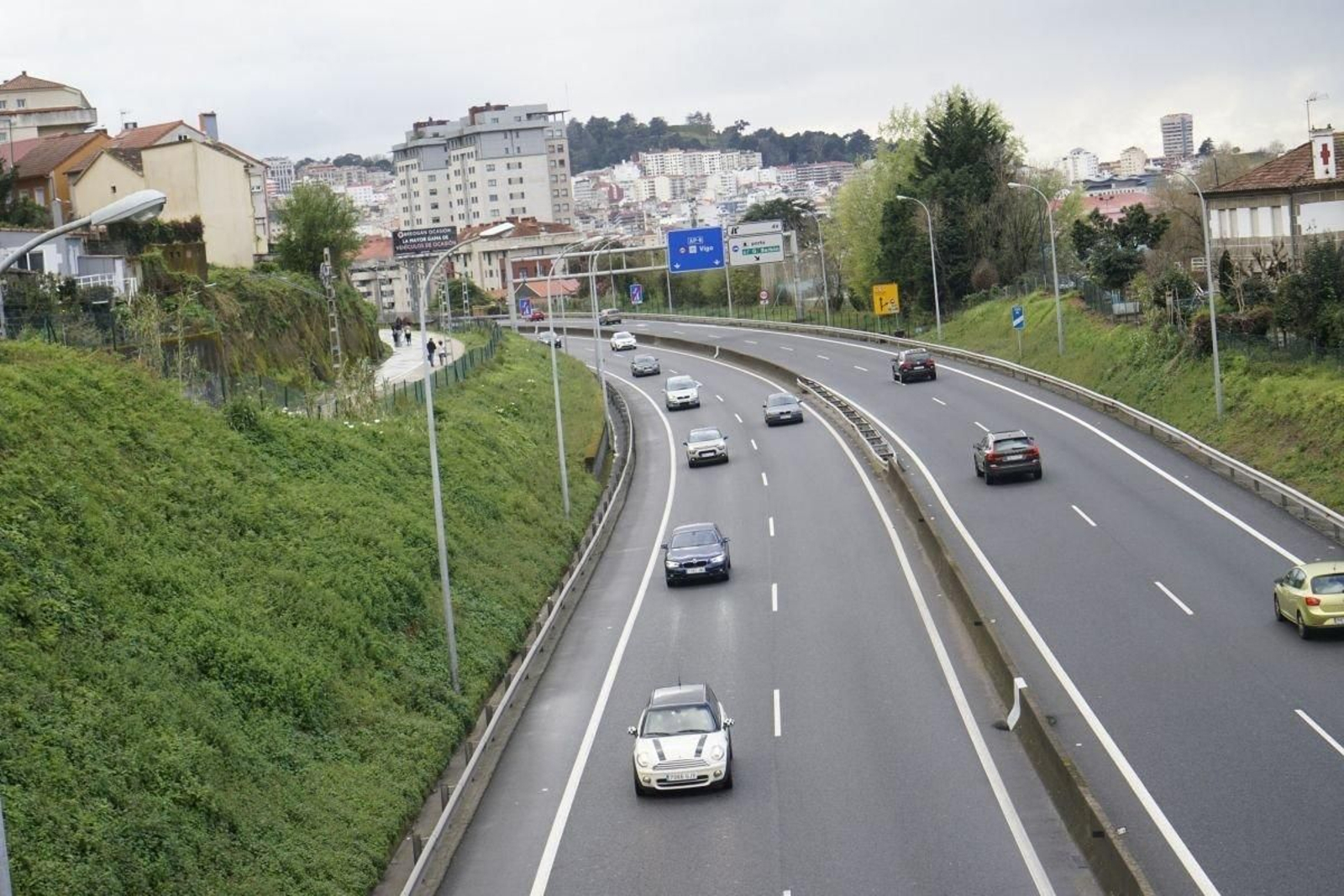 Uno de cada dos usuarios de la autopista AP-9 realiza su pago a través del telepeaje.