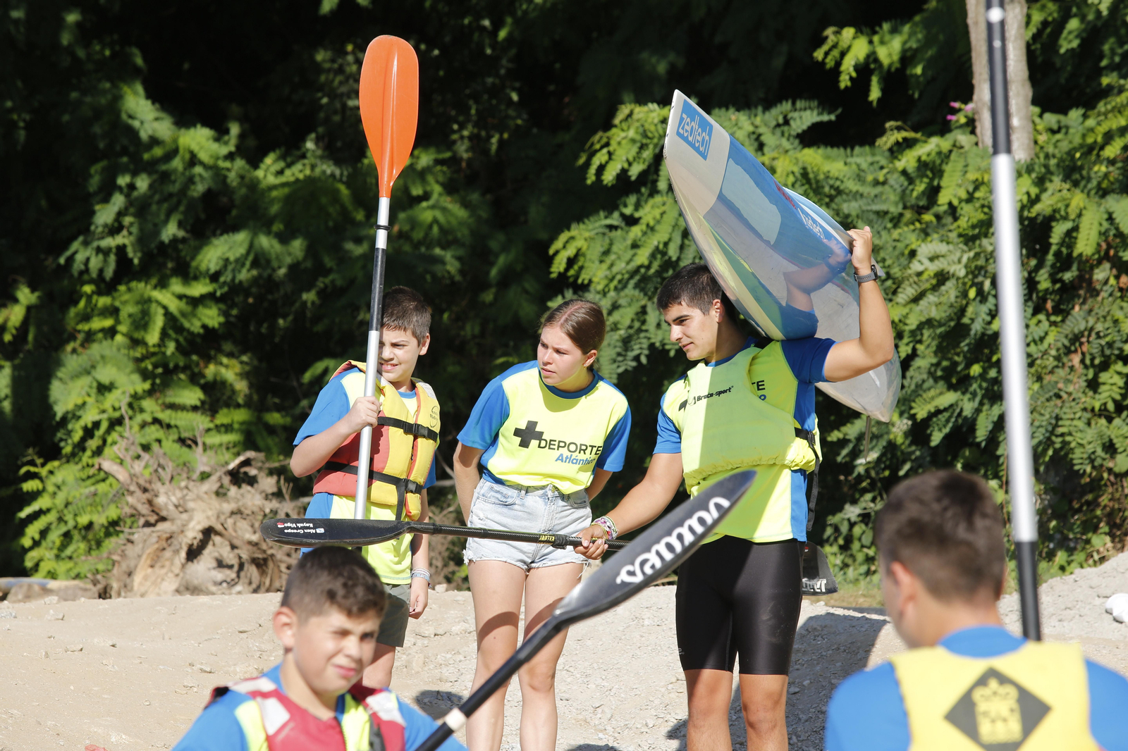 La jornada de entrenamiento especial de la mano de +Deporte Atlántico y el club de piragüismo Kayak Vigo