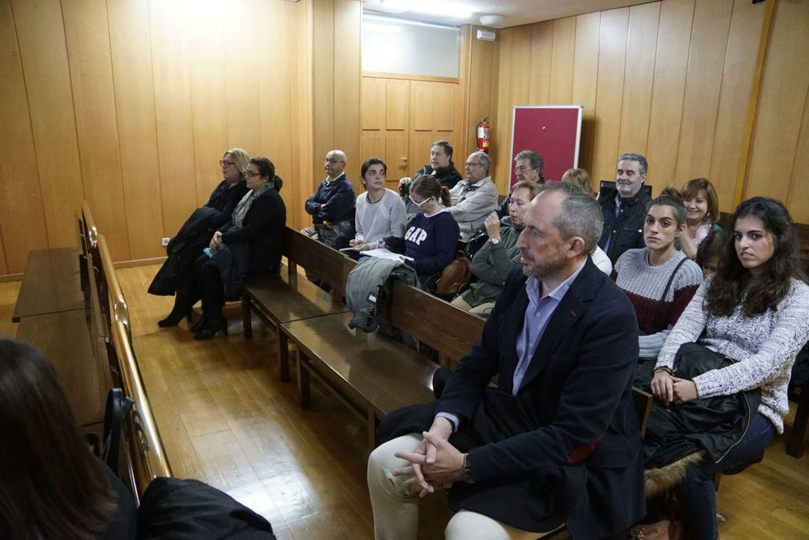 Imagen del juicio a la  Coral Casablanca en 2018 por la reclamación de la SGAE