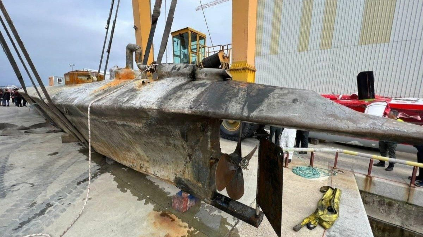 El narcosubmarino “Poseidón”.