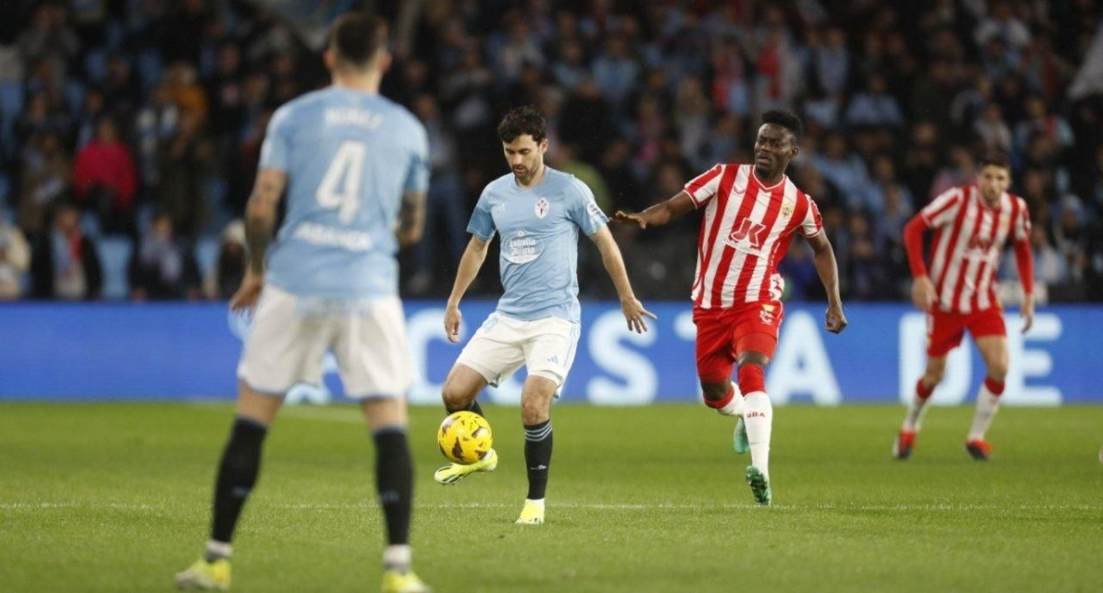 Partido Celta-Almería en Balaídos.