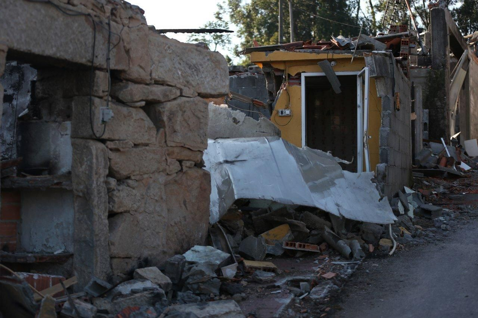 La 'zona cero' de la explosión de Tui  Alberte 04