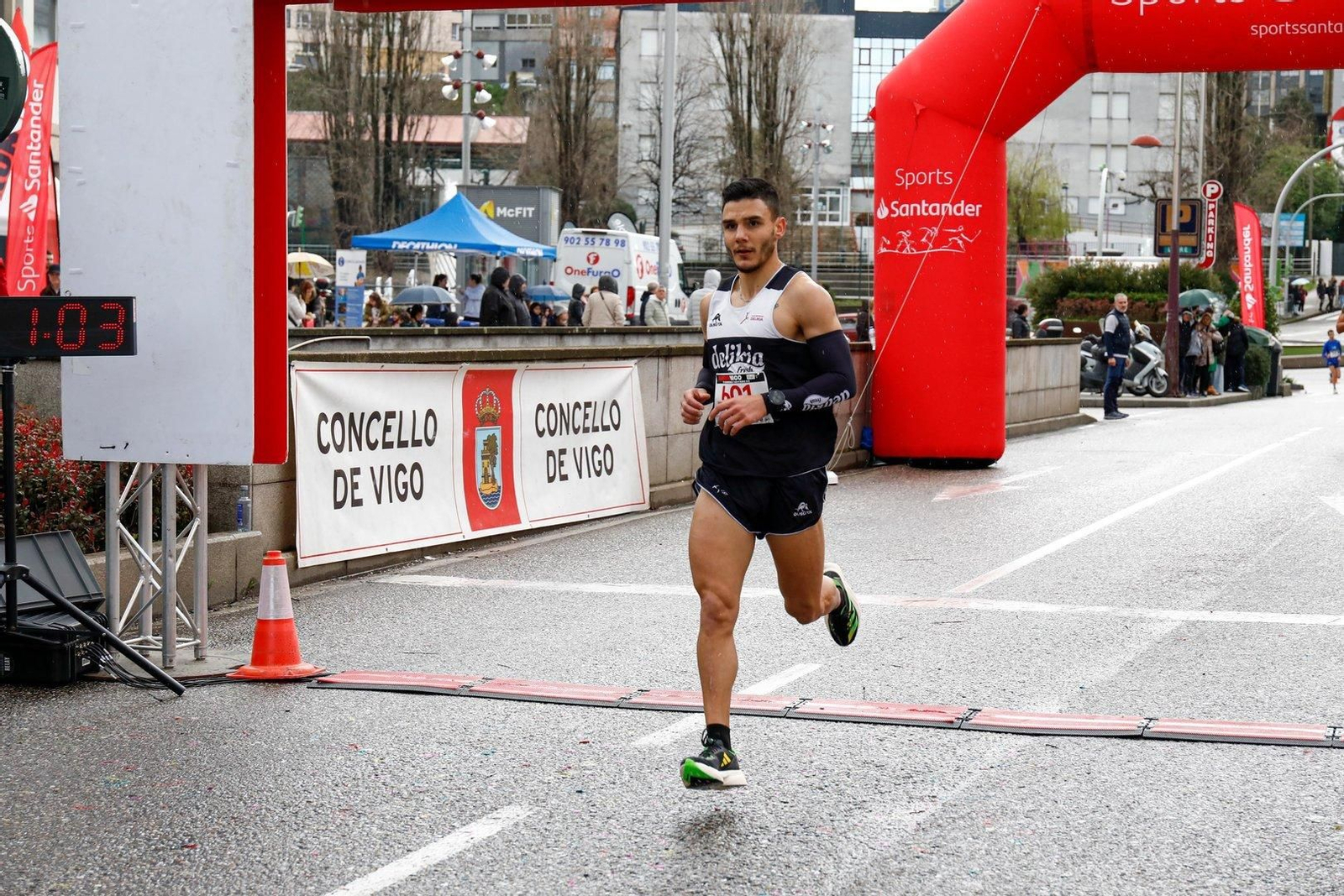 Llegada de los primeros a la meta.