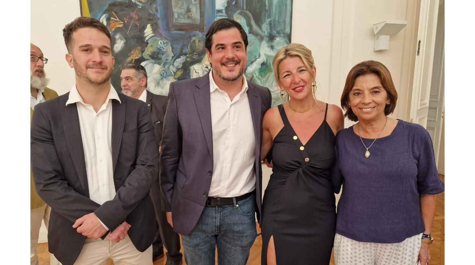 Juan Manuel de Hoz con Yolanda Díaz web