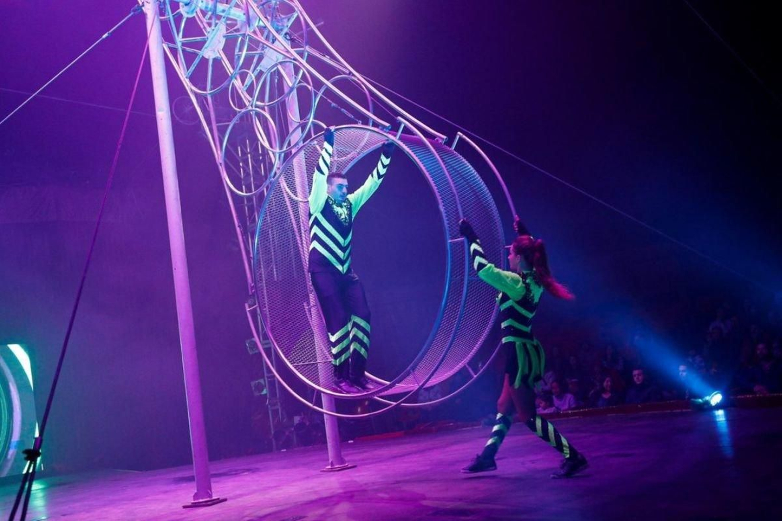 El número de la Rueda de la Muerte, uno de los más impactantes en el Circo de Nadal.