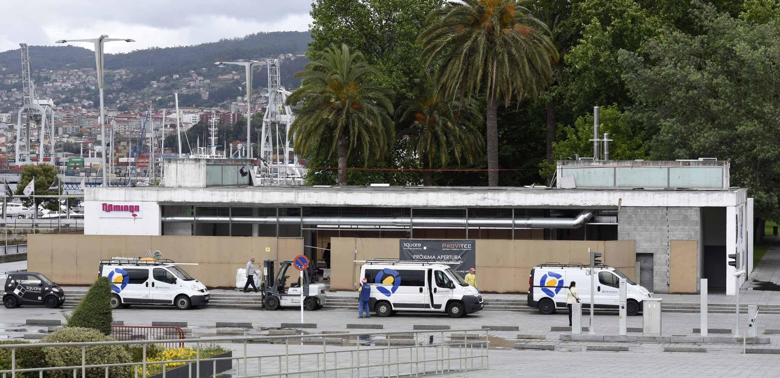 Los hosteleros ya han comenzado las obras de transformación del Flamingo, que concluirán en julio.