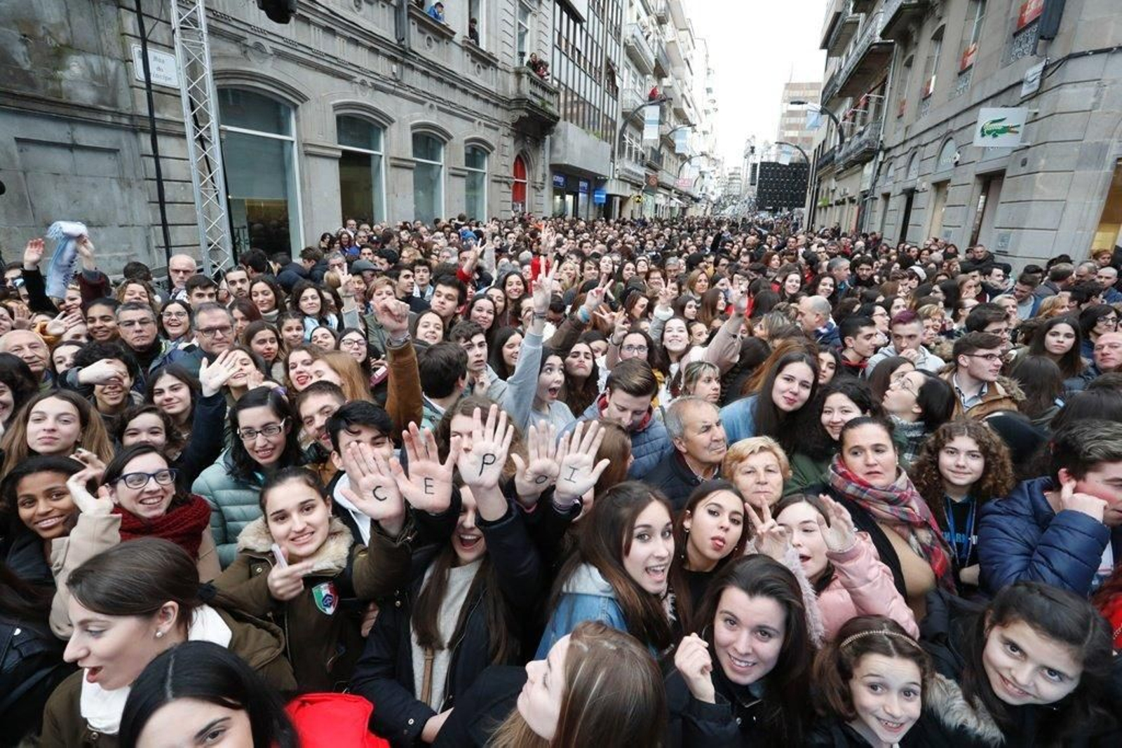 El paseo de Príncipe  en Vigo