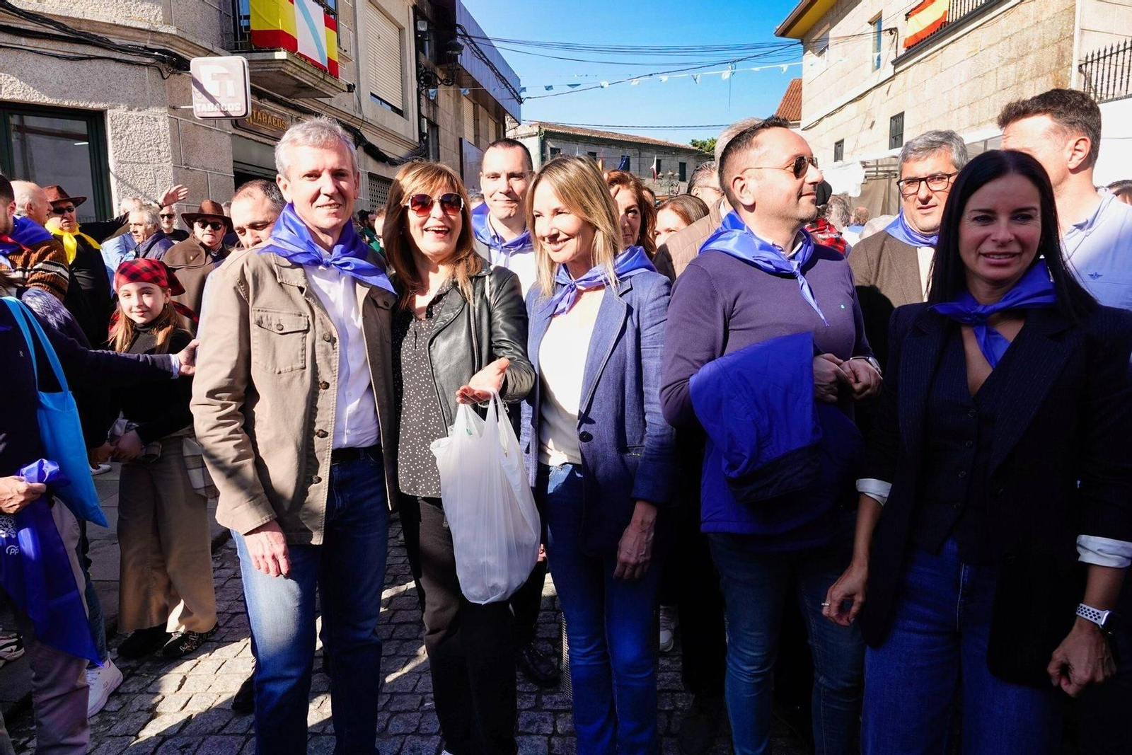Alfonso Rueda y Marta Fernández-Tapias en San Blas.