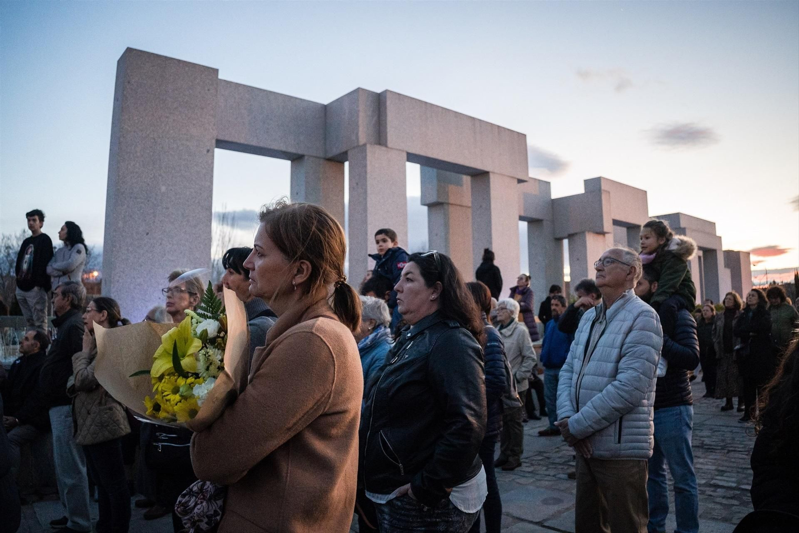 Acto homenaje a las víctimas de los atentados de 2004 bajo el lema '11M Recuerdo Vivo', en la estación de Cercanías El Pozo, a 11 de marzo de 2023, en Madrid (EP)