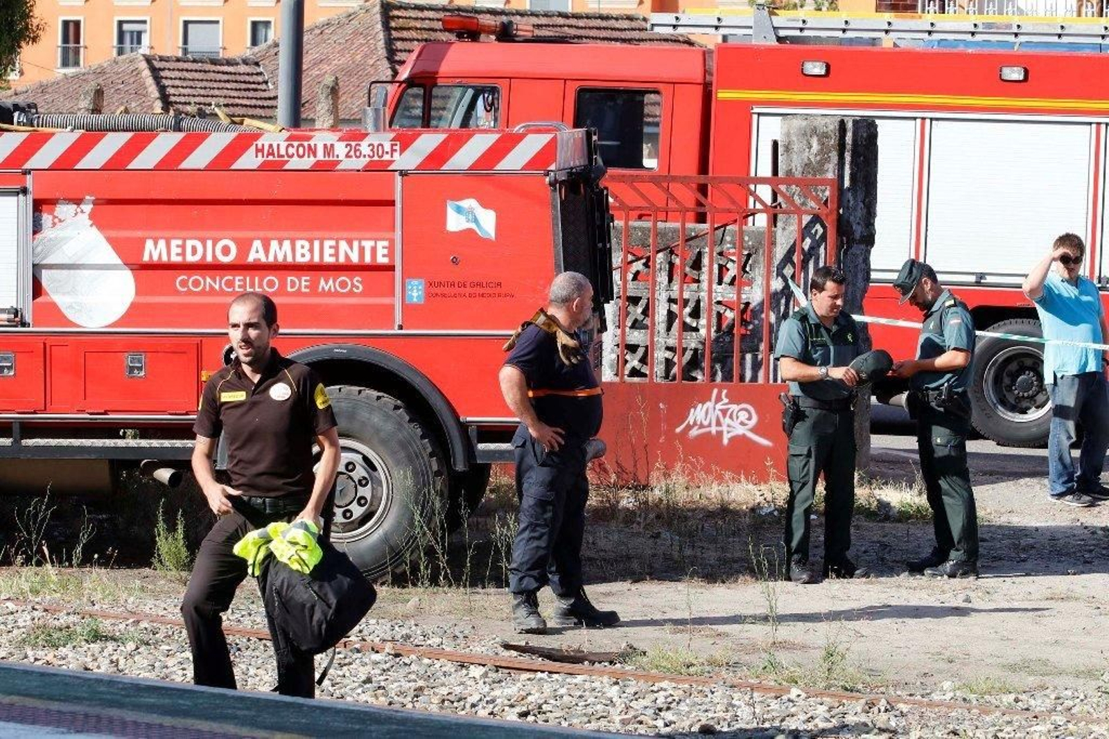 Descarrila un tren en Porriño  Foto JV Landín 46