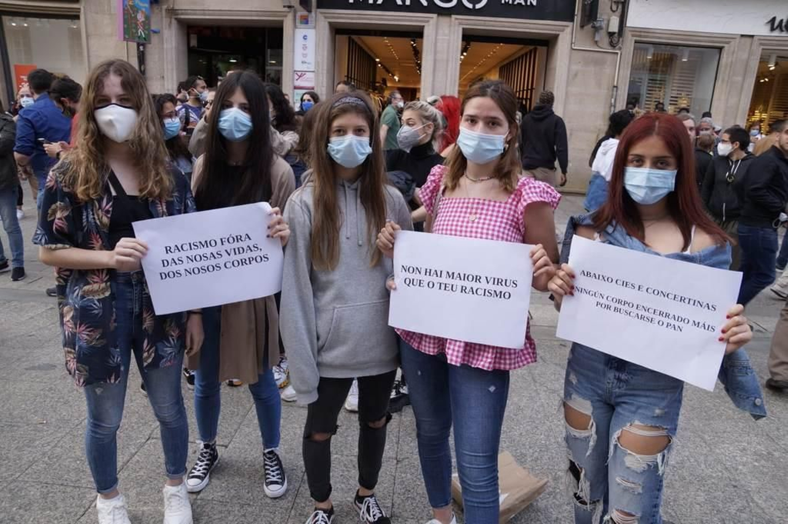Concentraciones Black Lives Matter en Vigo 1