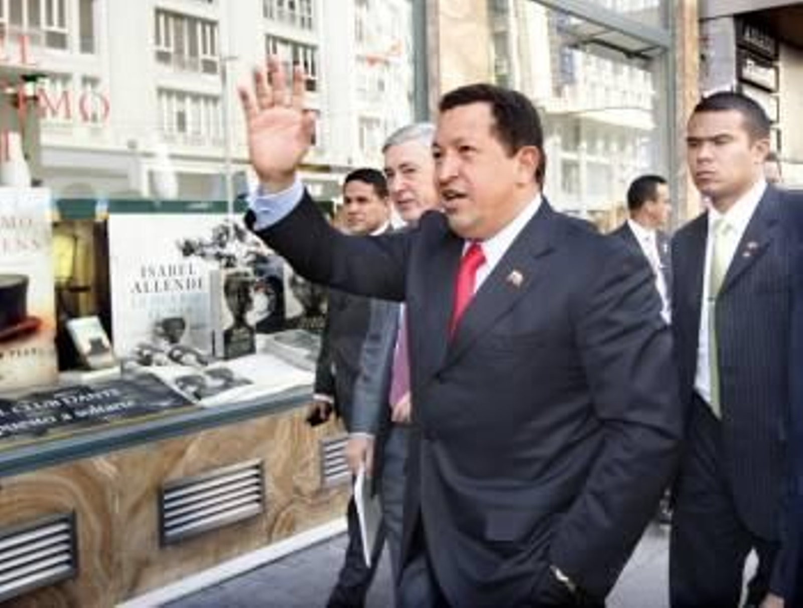 Hugo Chávez durante su visita a España. (Foto: Chema Moya)