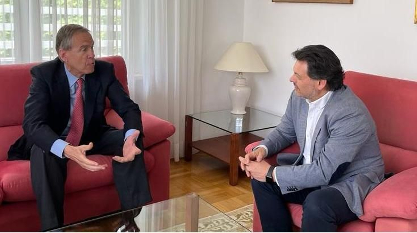 Miranda y Boixareu, durante la reunión en Múnich