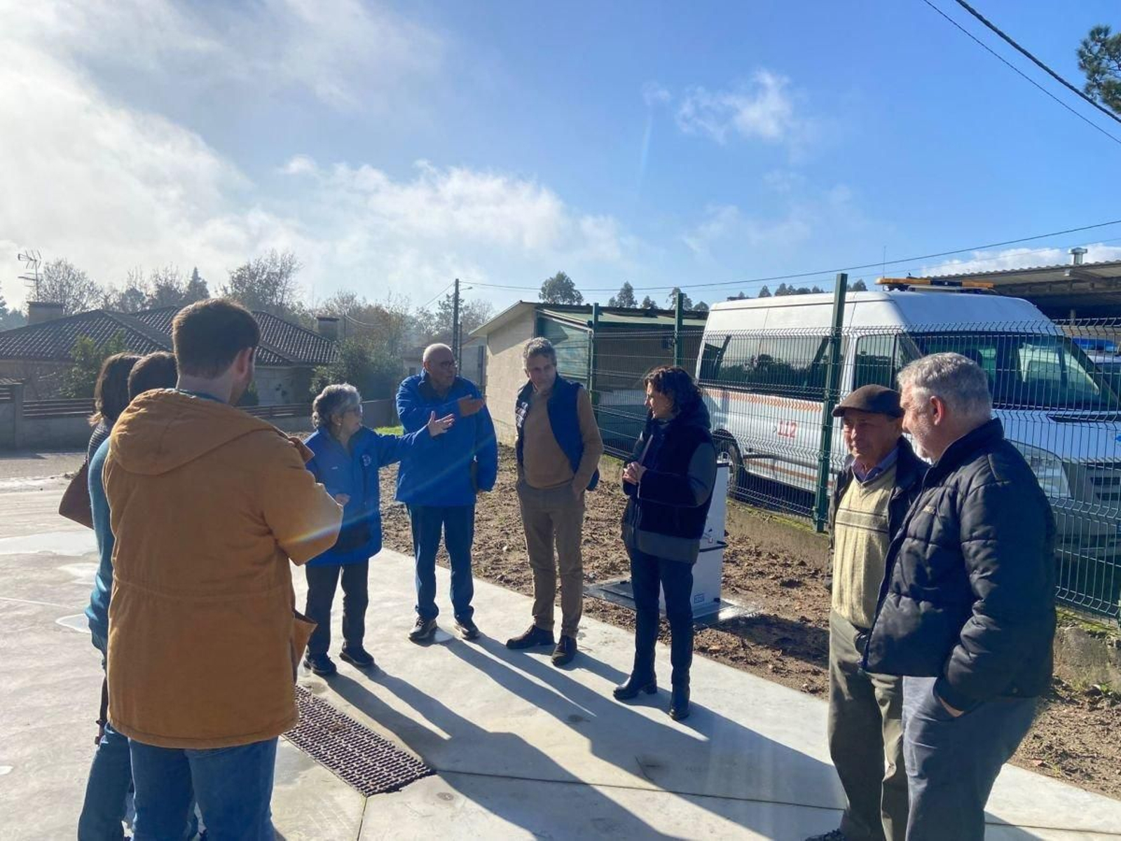 Sandra González y varios concejales visitaron las nuevas instalaciones en Seixo.