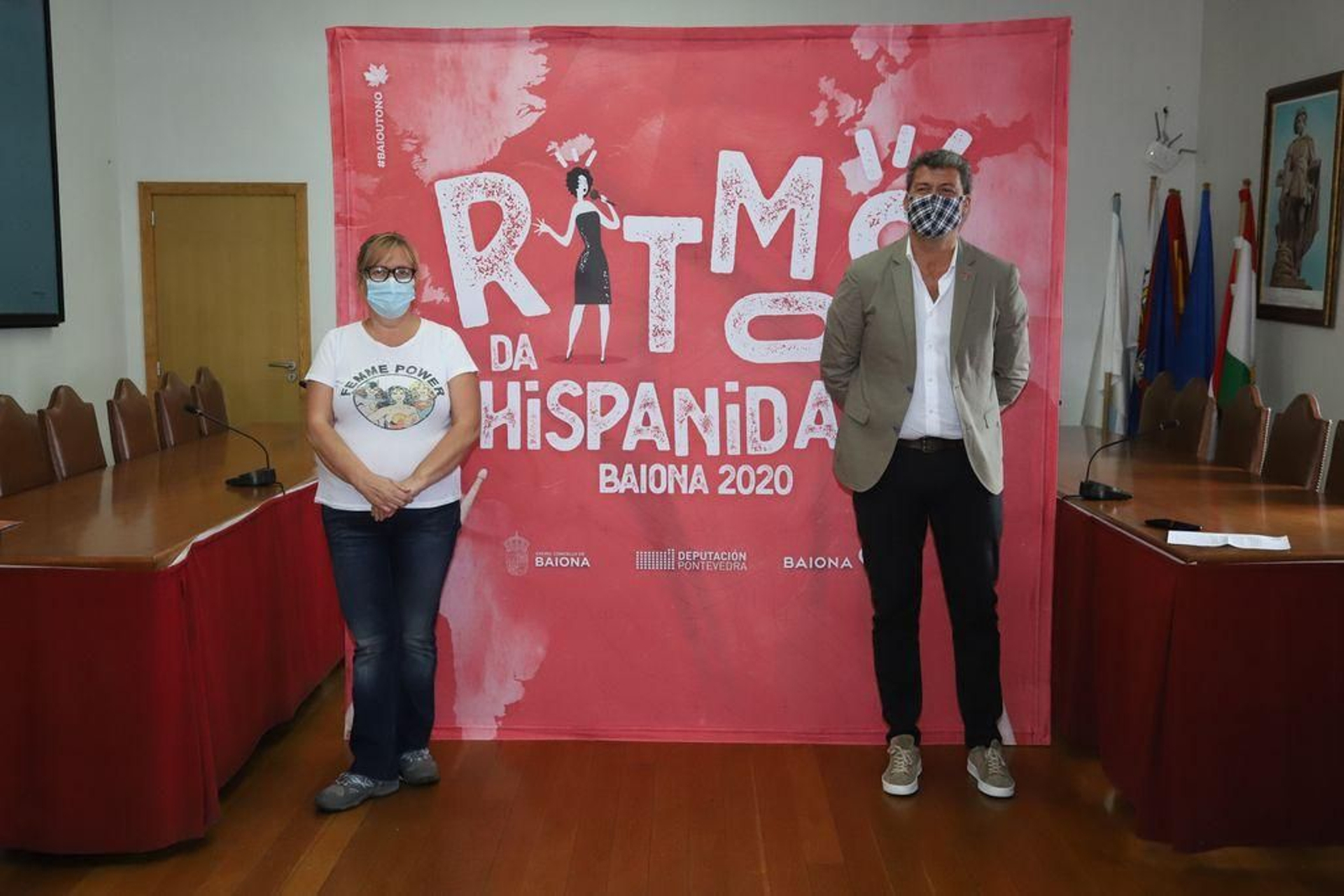 Miriam Costas y Carlos Gómez apuestan por un acto que promueva el consumo en la villa.