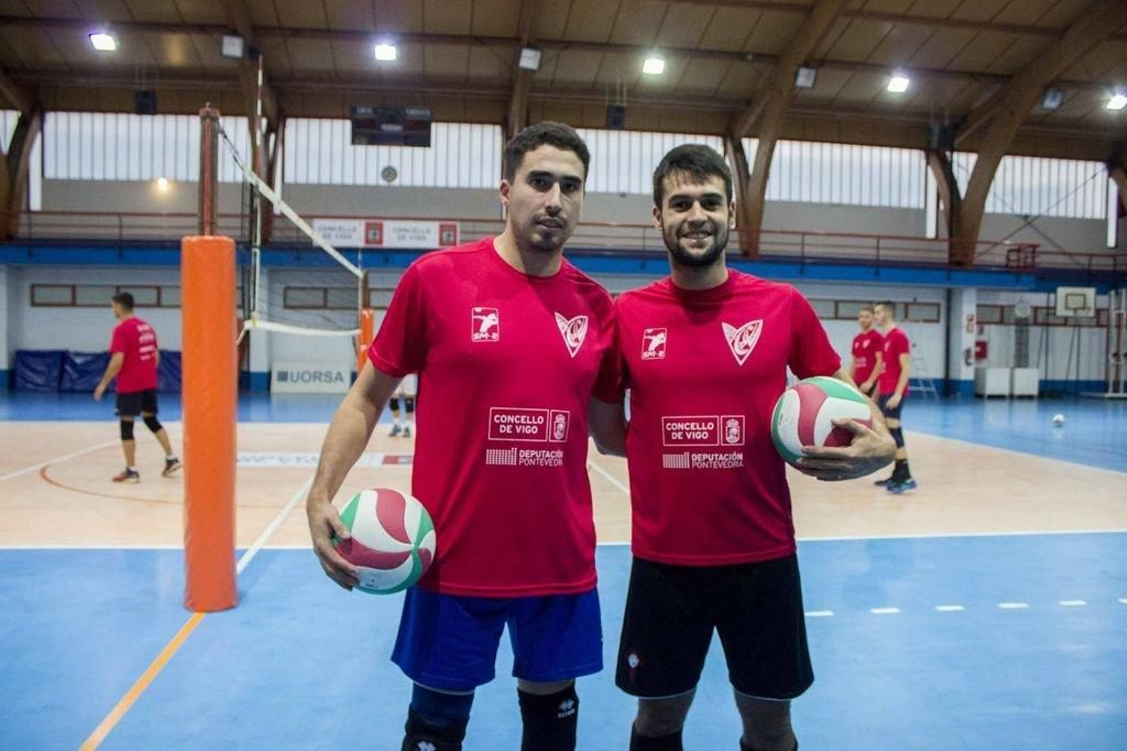 El capitán Pablo Penedo (izquierda) junto a Rubén Táboas, que regresa al club esta temporada.