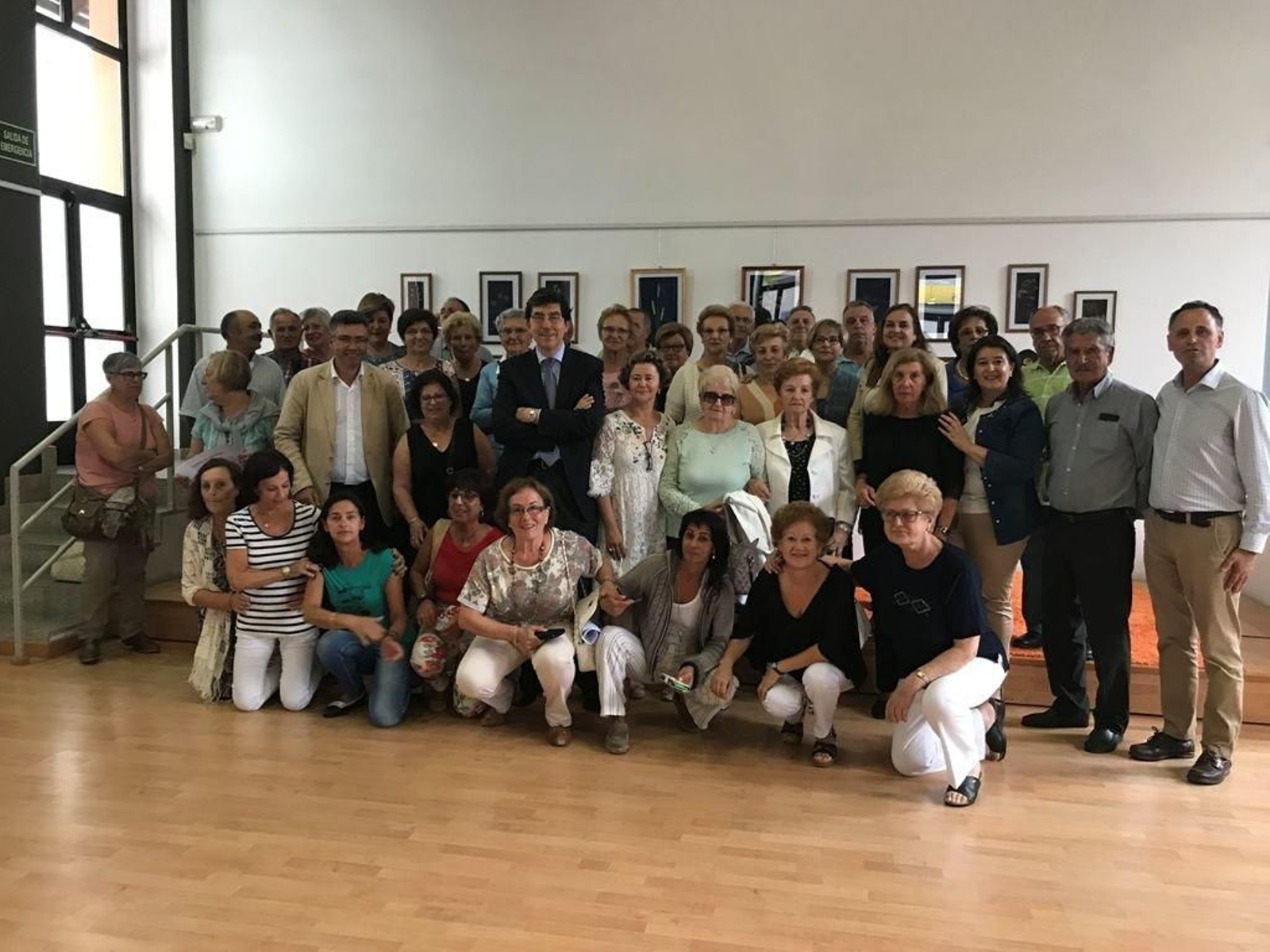 Un momento del acto de ayer en que se entregaron los diplomas.