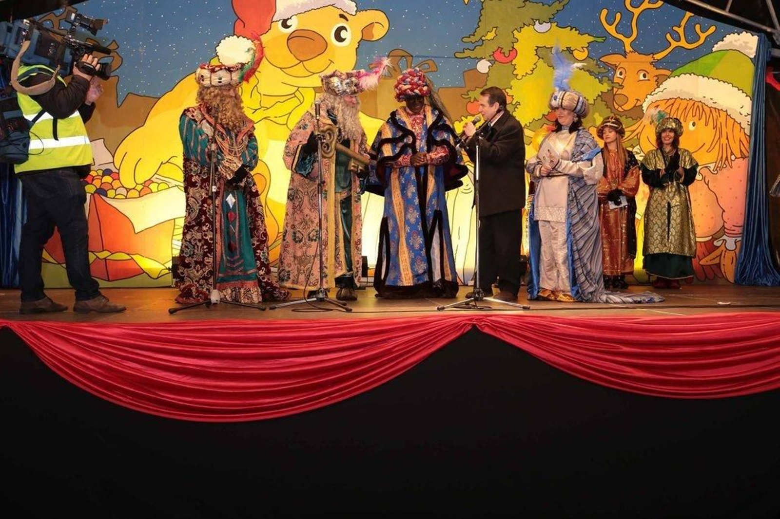 Los Reyes Magos en Vigo en año pasado