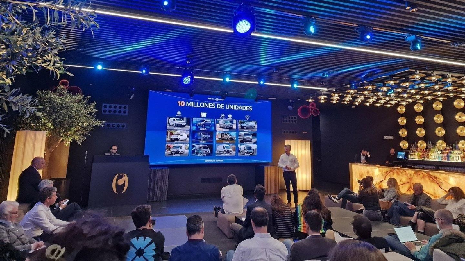 Imagen de la presentación de Stellantis ProOne en Vigo. // EP