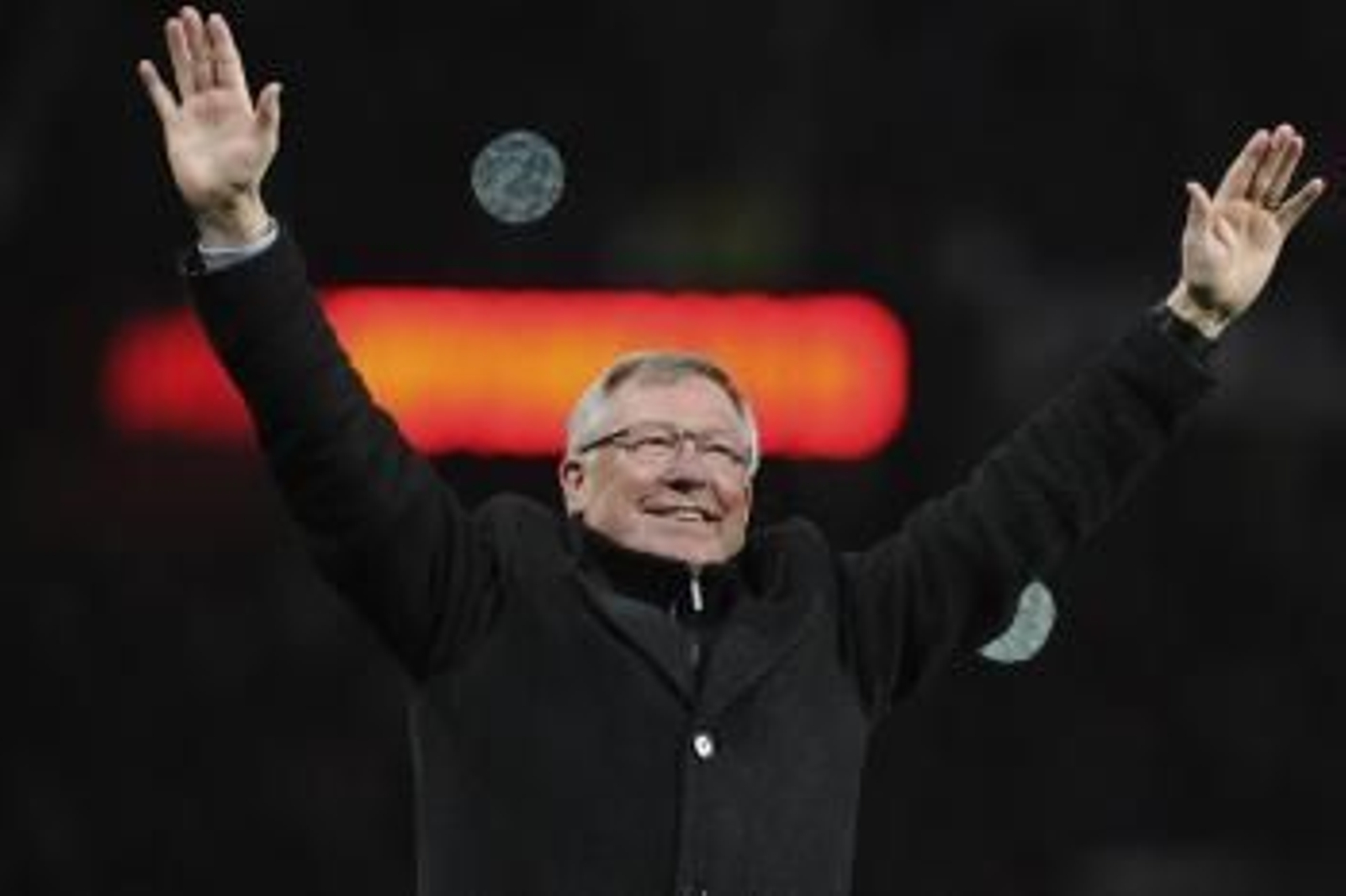 Sir Alex Ferguson, durante un partido contra el Aston Villa en el estadio de Old Trafford en Manchester.