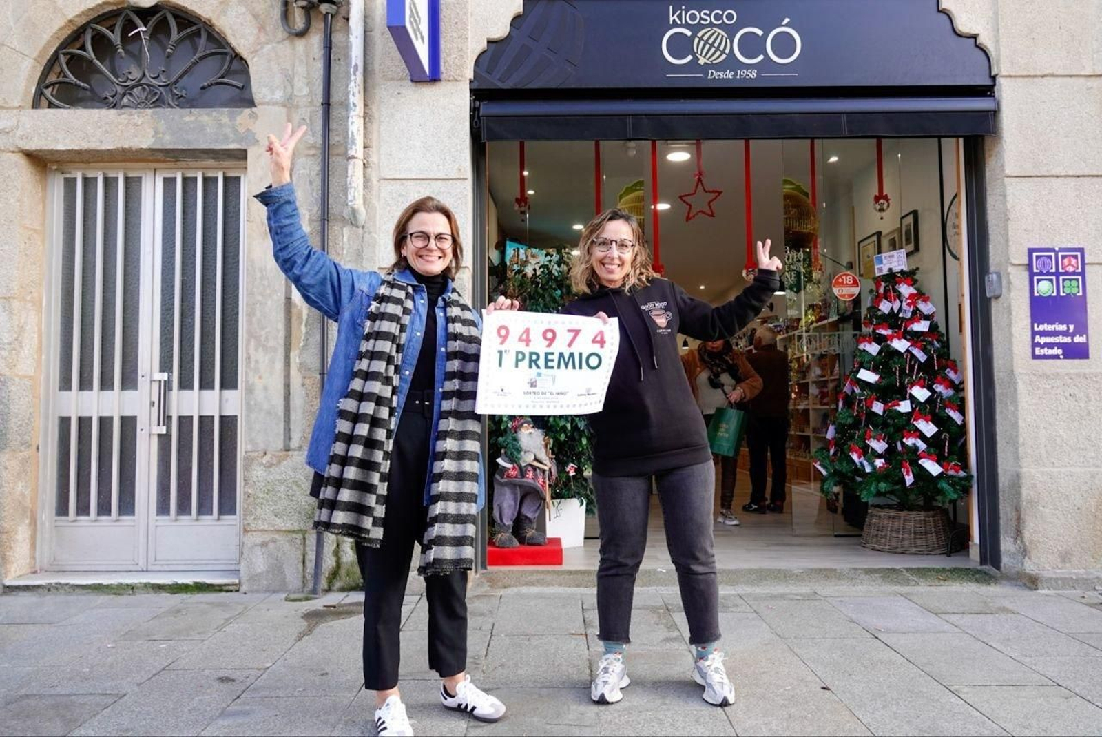 El kiosko Cocó vendió un décimo del primer premio.