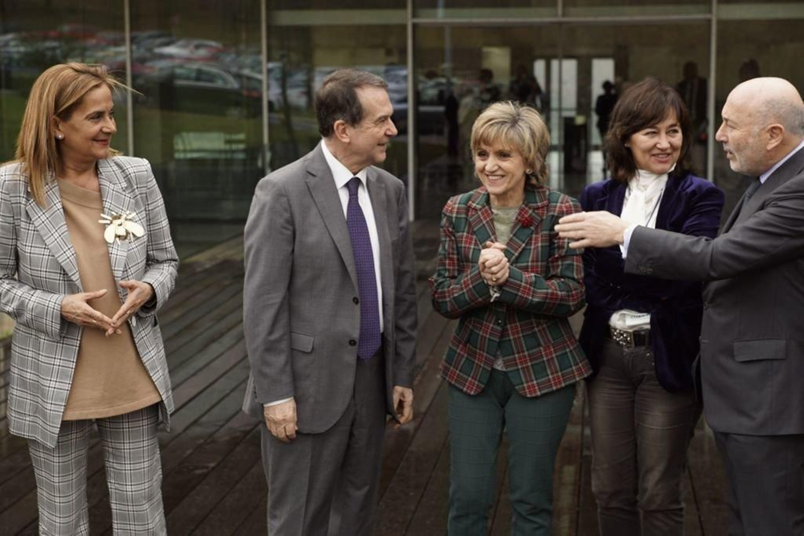 Carmela Silva, Abel Caballero, María Luisa Carcedo, Marta García y Javier Losada, en Citexvi.