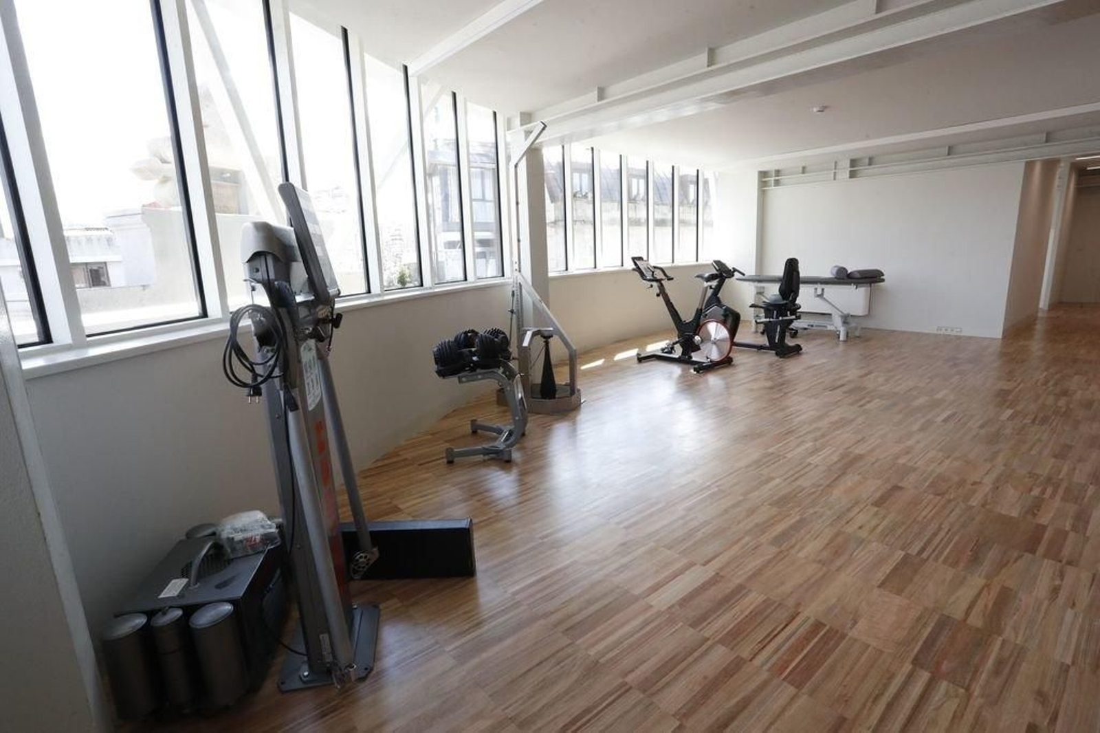 Parte de las instalaciones de la clínica en la sede de la calle Príncipe.