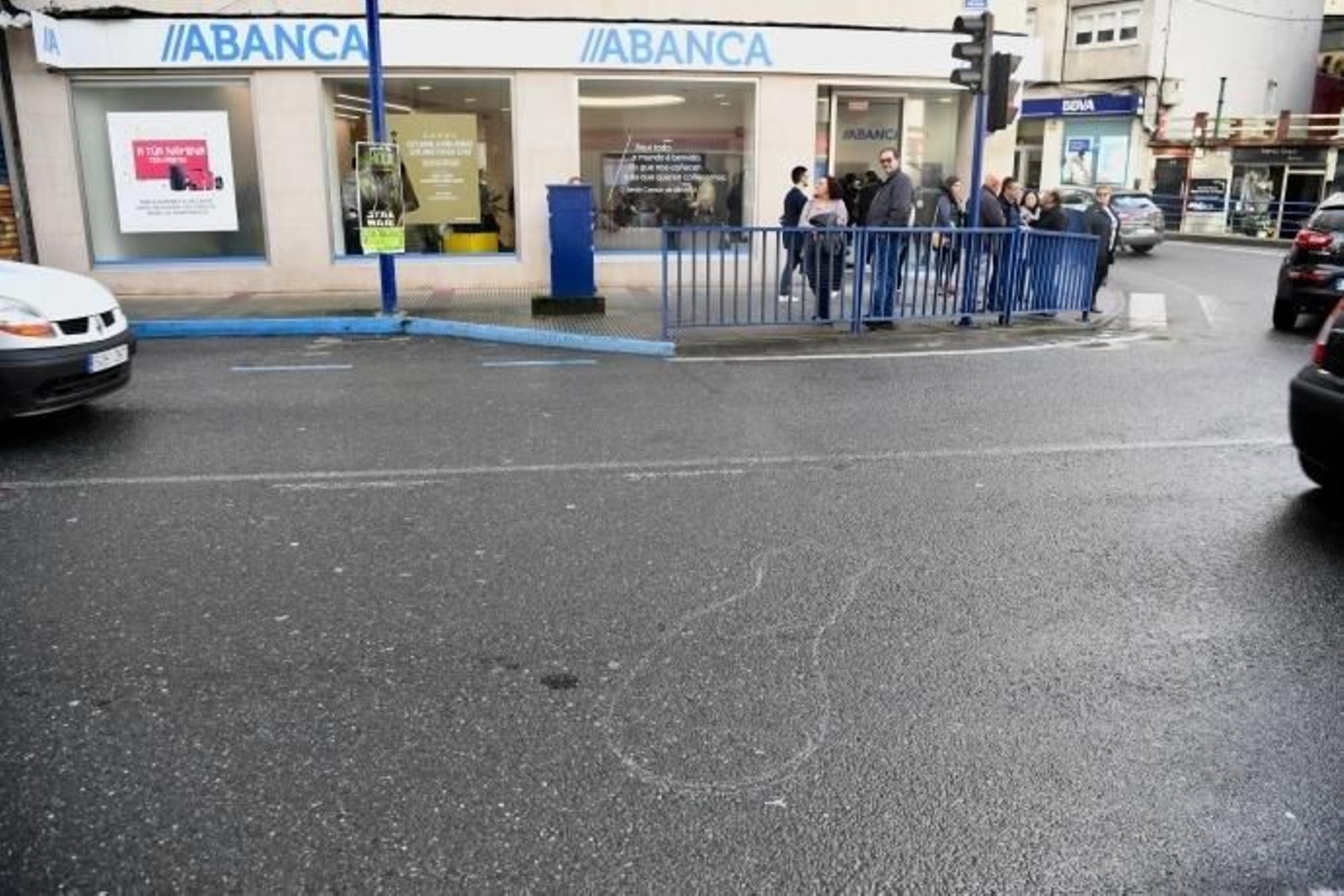 Lugar del atropello mortal de una persona en el municipio coruñés de Culleredo.