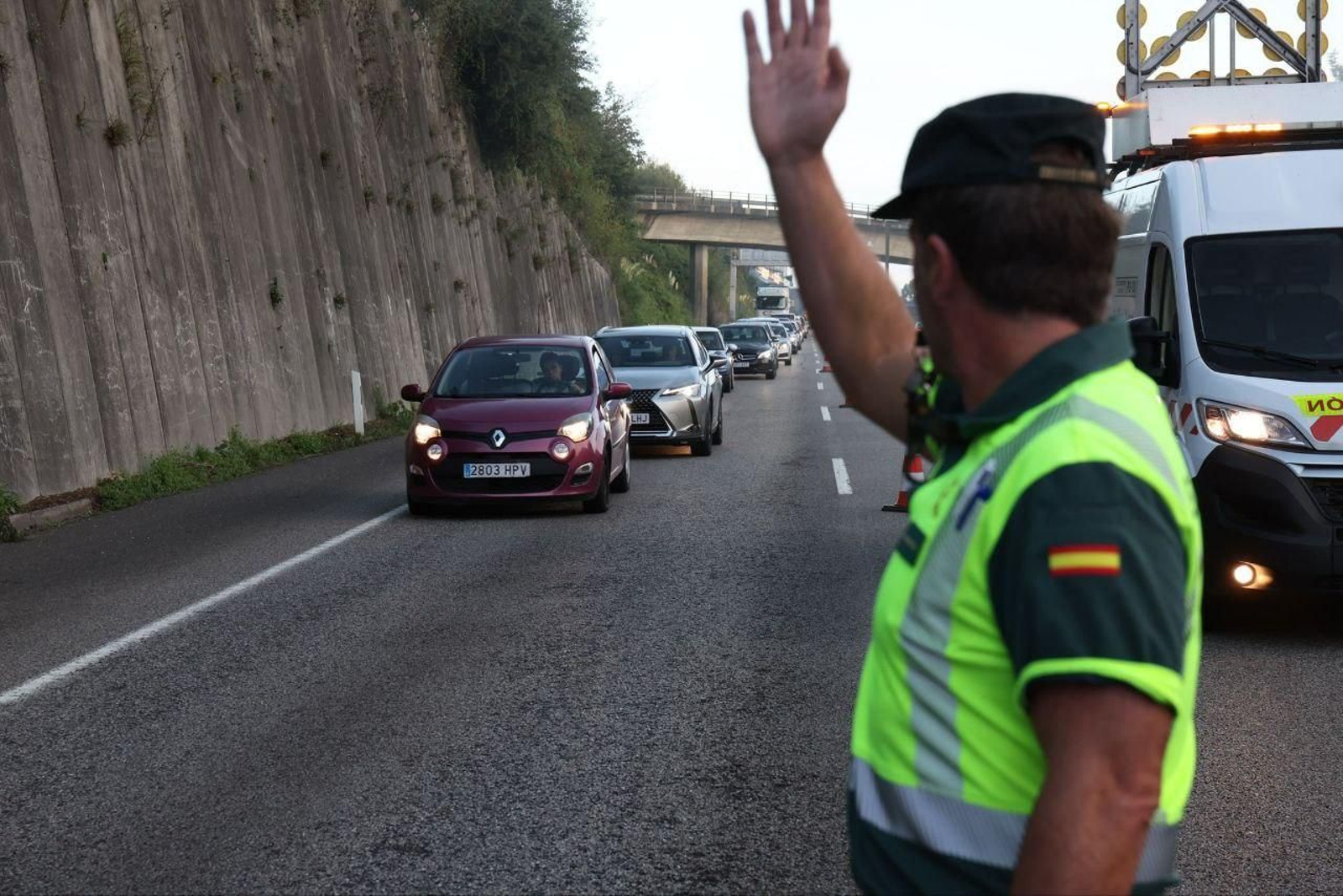 Accidente múltiple en Puxeiros. // Alberte