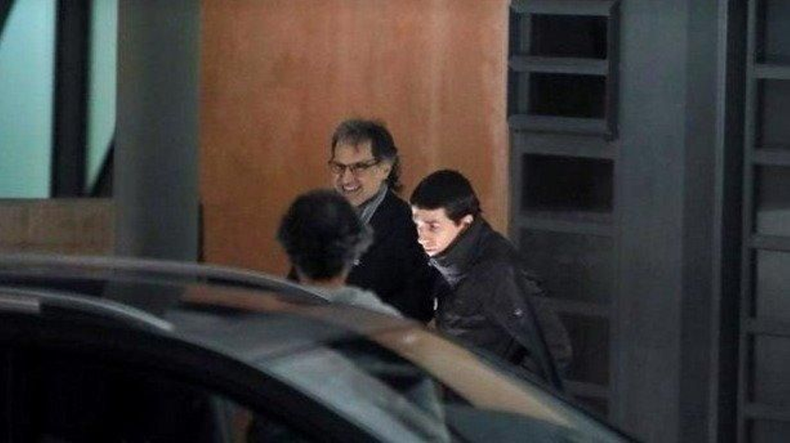 Jordi Cuixart, ha salido este jueves de la cárcel de Lledoners para disfrutar de su primer permiso de 48 horas