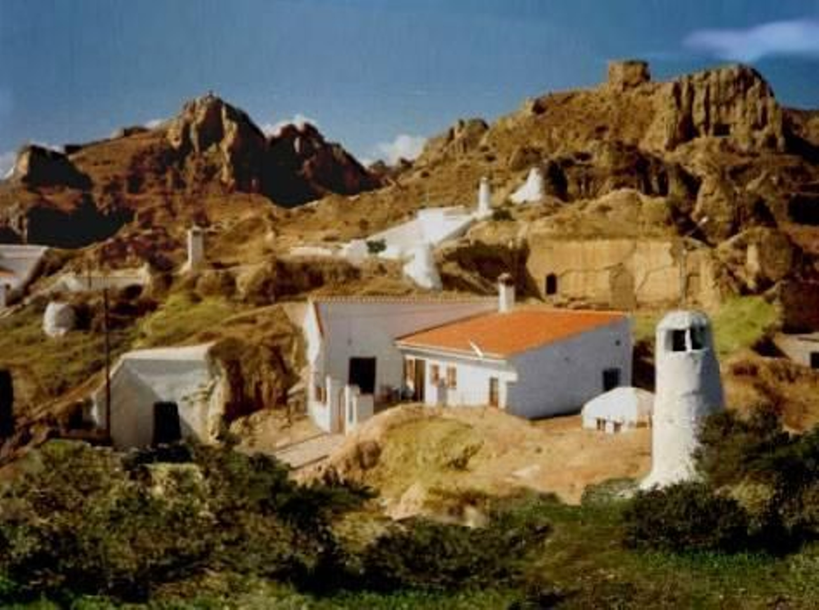 Cuevas en la localidad granadina de Guadix.